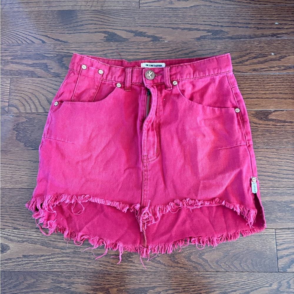 One teaspoon Jean skirt